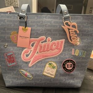Juicy Couture Run the world tote bag